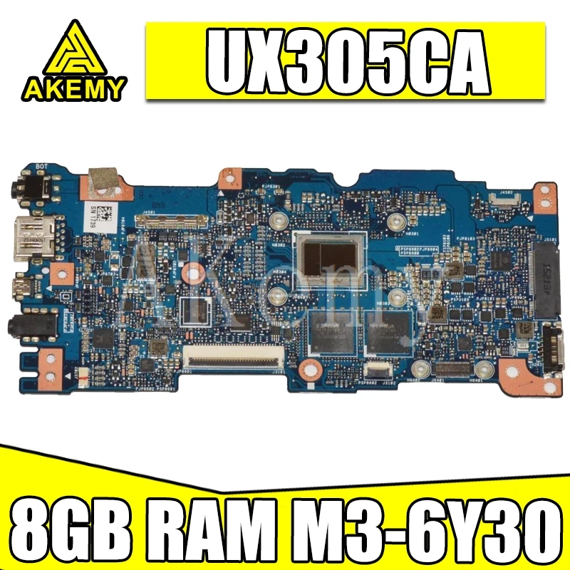 UX305CA motherboard 8GB RAM M3-6Y30 CPU mainboard For Asus UX305C UX305CA U305C UX305 Laptop motherboard Tested 90NB0AA0-R00040
UX305CA motherboard 8GB RAM M3-6Y30 CPU mainboard For Asus UX305C UX305CA U305C UX305 Laptop motherboard Tested 90NB0AA0-R00040