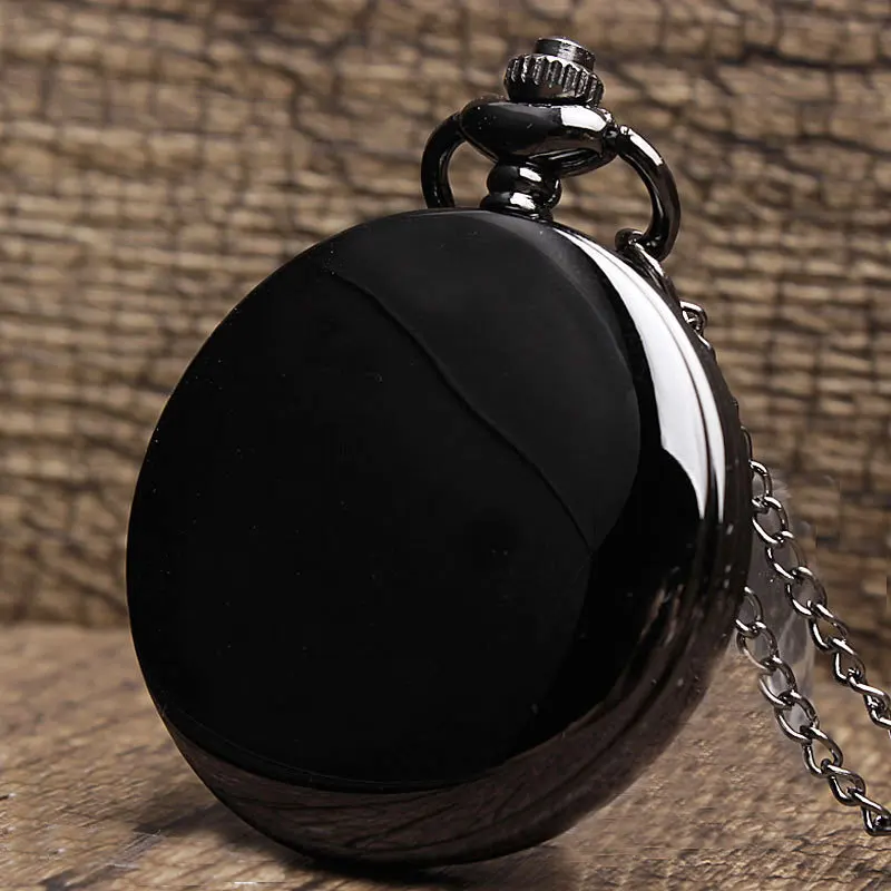 Fashion Classic Black Gun-Color Glossy Retro Vintage Pocket Watch Large Pocket Watch Gift Watch couples gifts fashion watches
Fashion Classic Black Gun-Color Glossy Retro Vintage Pocket Watch Large Pocket Watch Gift Watch couples gifts fashion watches