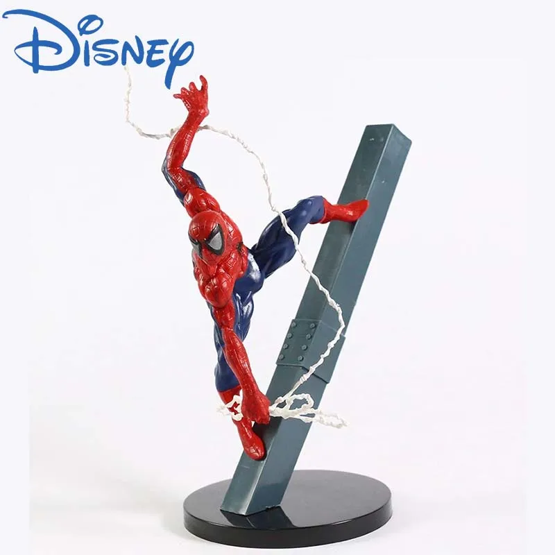 Disney 21CM Heroes Returns Spider-Man PVC Figure Climbing Wall Hanging Rope Scenery Model Children's Toy Gift Collection
Disney 21CM Heroes Returns Spider-Man PVC Figure Climbing Wall Hanging Rope Scenery Model Children's Toy Gift Collection
