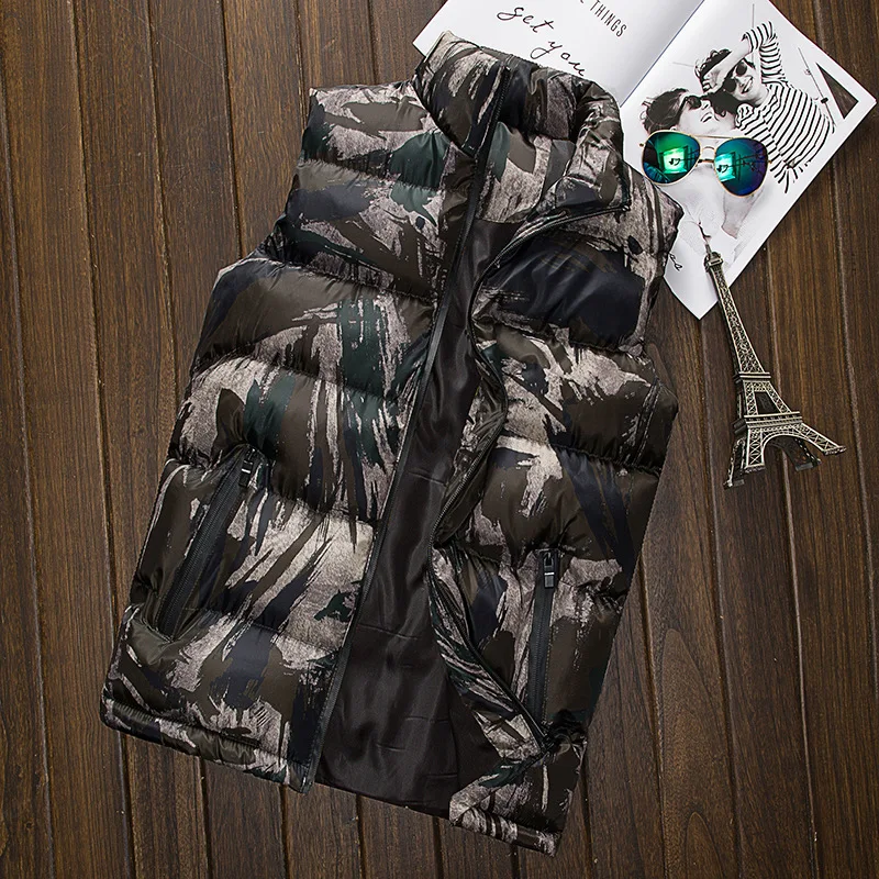 Large size new fall/winter down cotton waistcoat youth Korean version of the waistcoat men's waistcoat slim vest jacket
Large size new fall/winter down cotton waistcoat youth Korean version of the waistcoat men's waistcoat slim vest jacket