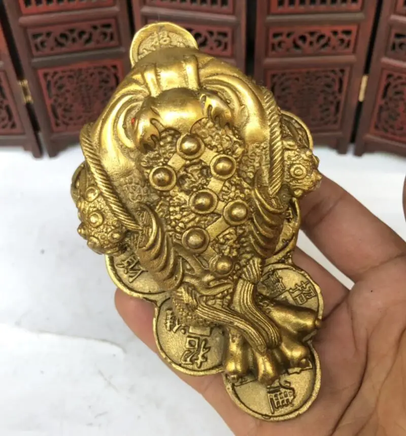 Brass recruit wealth three foot gold toad office Desktop decorations small crafts statue
Brass recruit wealth three foot gold toad office Desktop decorations small crafts statue