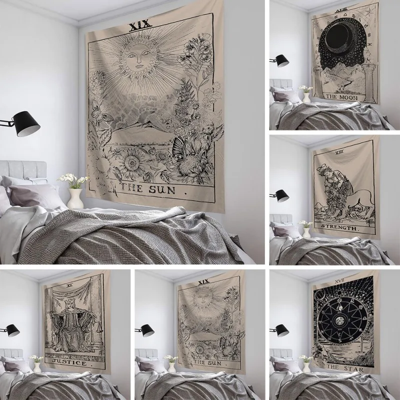 1PCs Tarot Card Tapestry pattern Wall Decor Picnic Mat Bedspread Sheet Wall Decoration Room Sleeping pad wall art Tapestry
1PCs Tarot Card Tapestry pattern Wall Decor Picnic Mat Bedspread Sheet Wall Decoration Room Sleeping pad wall art Tapestry