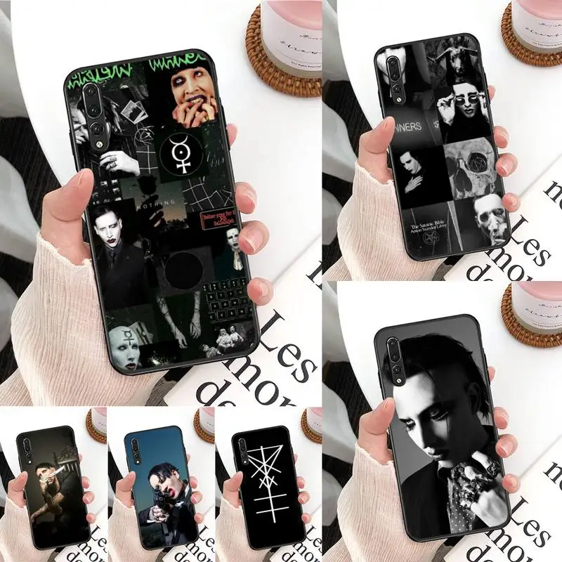 Marilyn Manson Phone Case For Huawei P9 P30 P10 P20 lite Plus Pro P40lite Psmart Silicone Capa
Marilyn Manson Phone Case For Huawei P9 P30 P10 P20 lite Plus Pro P40lite Psmart Silicone Capa