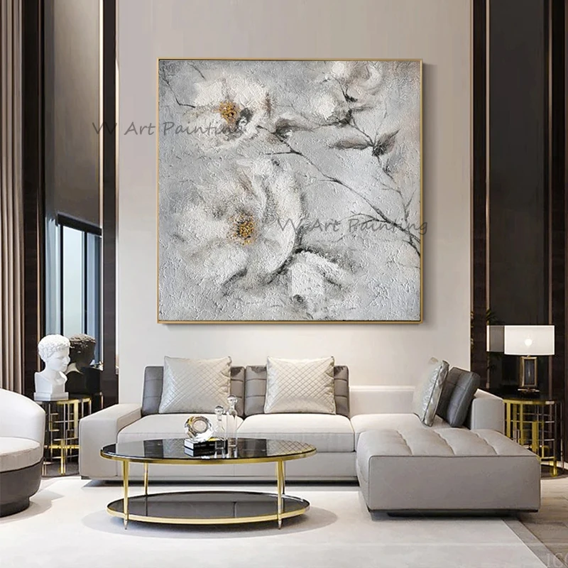 The Fashion Handmade Abstract Large Flower Oil Painting For Living Room Decoration Handpainted Mural Picuture Nature Oil Picture
The Fashion Handmade Abstract Large Flower Oil Painting For Living Room Decoration Handpainted Mural Picuture Nature Oil Picture