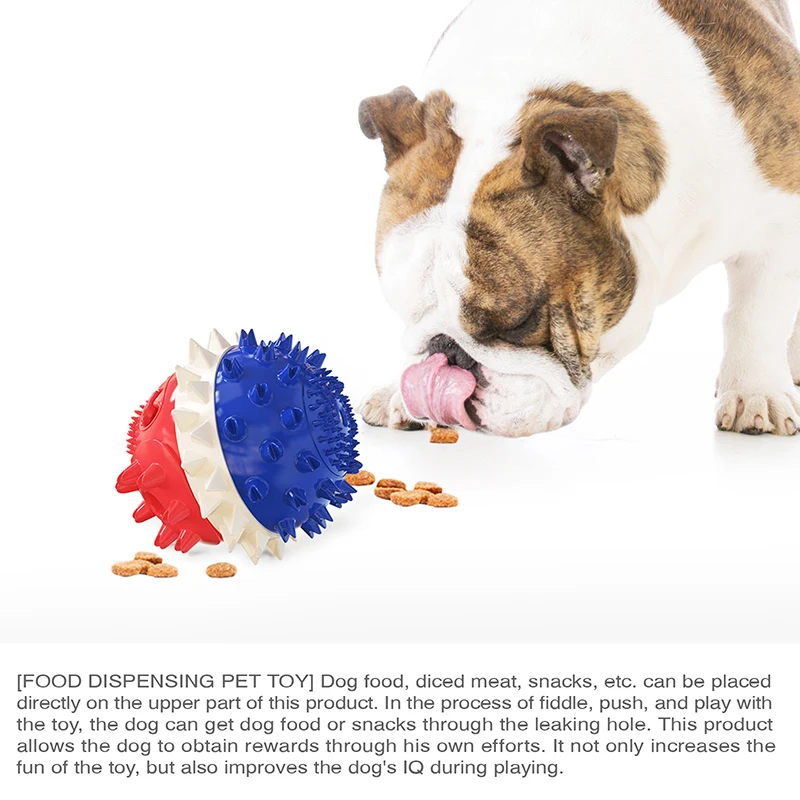 Dog Toy Squeak Leakage Food Ball Molar Cleaning Chewing Slow Food Pet Training 3 Colors Dog toys
Dog Toy Squeak Leakage Food Ball Molar Cleaning Chewing Slow Food Pet Training 3 Colors Dog toys