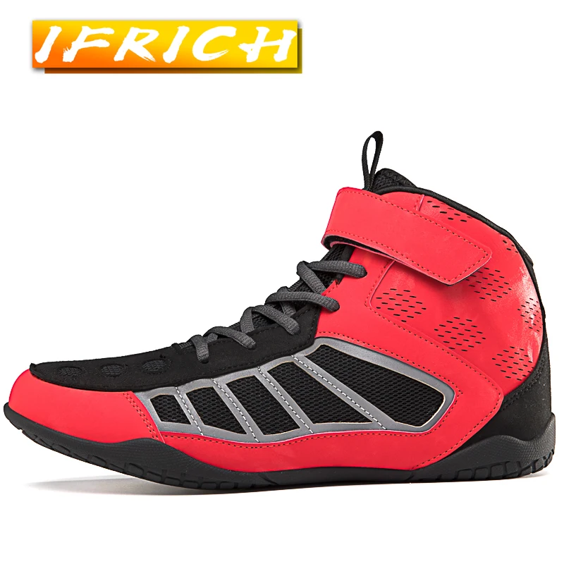 New Unisex Lightweight Professional Fighting Wrestling Shoes Mesh Plus Size Women High Top Boxing Shoes Red Boots Men Sports
New Unisex Lightweight Professional Fighting Wrestling Shoes Mesh Plus Size Women High Top Boxing Shoes Red Boots Men Sports