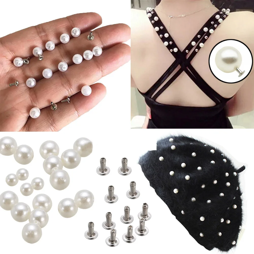 Imitation Pearl Rivets Button Straight Hole White Beads Pants Bag Shoes Decoration DIY Bracelet Jewelry Clothing Accessories
Imitation Pearl Rivets Button Straight Hole White Beads Pants Bag Shoes Decoration DIY Bracelet Jewelry Clothing Accessories