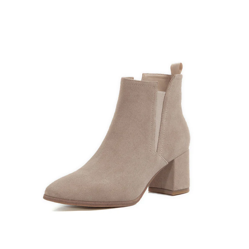 ANNYMOLI Real Leather High Heel Woman Boots Thick Heel Ankle Boots Square Toe Short Boots Female Shoes Autumn Winter Apricot 39
ANNYMOLI Real Leather High Heel Woman Boots Thick Heel Ankle Boots Square Toe Short Boots Female Shoes Autumn Winter Apricot 39