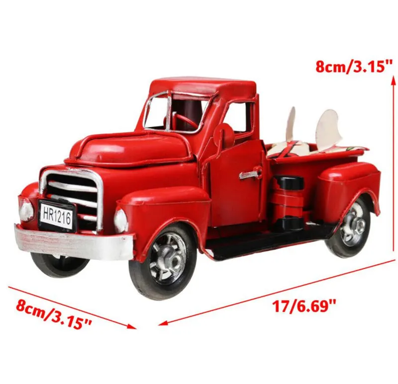 Christmas Party Decor Red Metal Truck Vehicle Car Kid Birthday Party Gift Vintage Table Top Truck Christmas Table Decorations
Christmas Party Decor Red Metal Truck Vehicle Car Kid Birthday Party Gift Vintage Table Top Truck Christmas Table Decorations