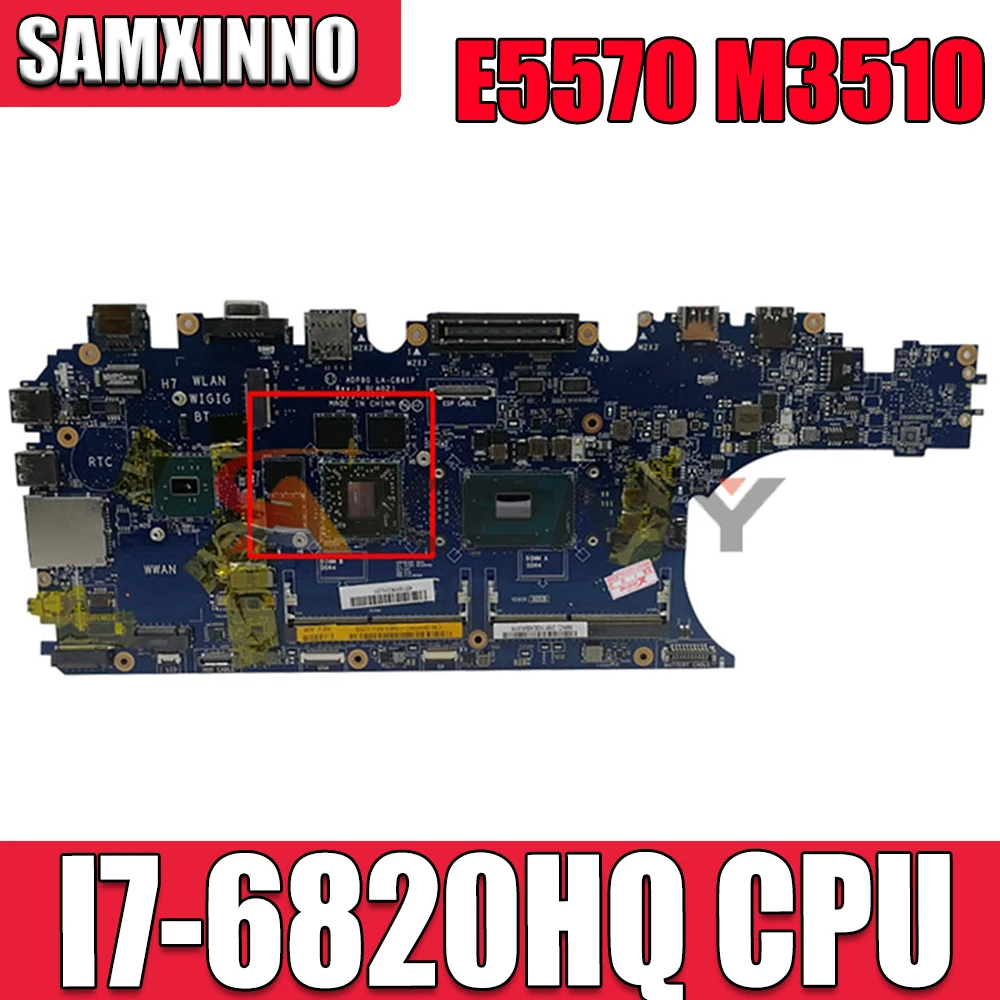 For DELL E5570 M3510 motherboard 9MTYR CN-09MTYR DAP80 LA-C841P I7-6820 100% Test OK
For DELL E5570 M3510 motherboard 9MTYR CN-09MTYR DAP80 LA-C841P I7-6820 100% Test OK