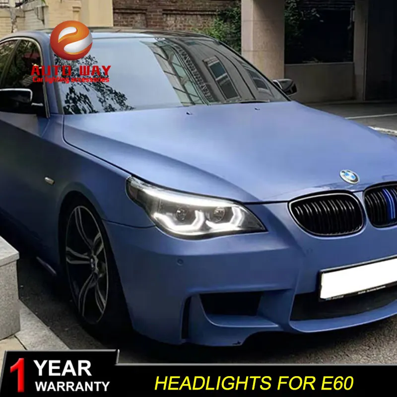 2pcs Car Styling Case For BMW E60 headlights 2003-2010 For BMW E60 LED headlight Angel eye led DRL front light Xenon Lens 
2pcs Car Styling Case For BMW E60 headlights 2003-2010 For BMW E60 LED headlight Angel eye led DRL front light Xenon Lens