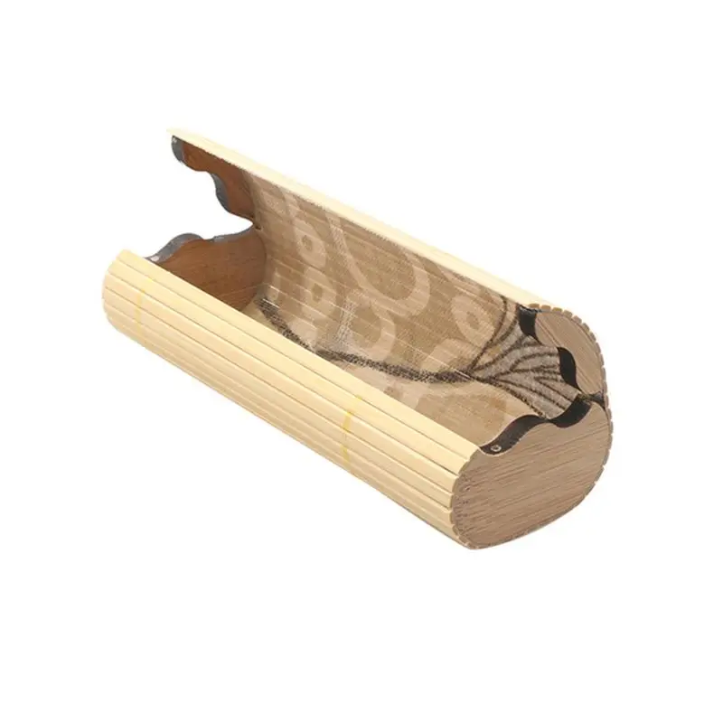 New Bamboo Strip Oval Sunglasses Box Durable Natural Environmentally Friendly Glasses Case
New Bamboo Strip Oval Sunglasses Box Durable Natural Environmentally Friendly Glasses Case