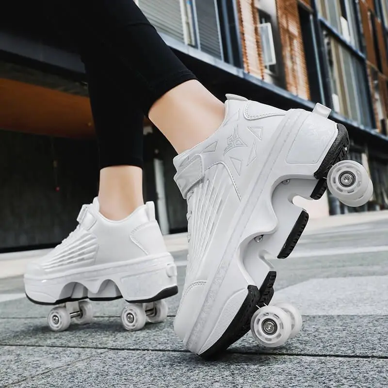 Deformation female parkour four-wheeled children's roller skates decompression toys fun toys children's sports gifts
Deformation female parkour four-wheeled children's roller skates decompression toys fun toys children's sports gifts