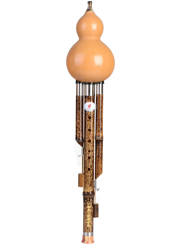 Cucurbit Flute Professional Performce Type B Reduction D Adjustment C Key a Adjustment G Adjustment F Tune Folk Instrument
Cucurbit Flute Professional Performce Type B Reduction D Adjustment C Key a Adjustment G Adjustment F Tune Folk Instrument