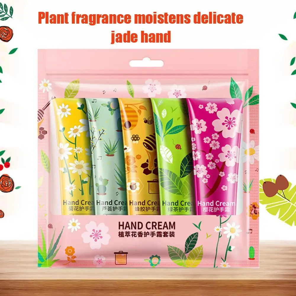 Hot Sale!!! Plants Hand Cream Set 5Pcs 30g Plant Extract Rose Moisturizing Hand Cream Nourishing Lotion Anti Chapping Skin Care
Hot Sale!!! Plants Hand Cream Set 5Pcs 30g Plant Extract Rose Moisturizing Hand Cream Nourishing Lotion Anti Chapping Skin Care