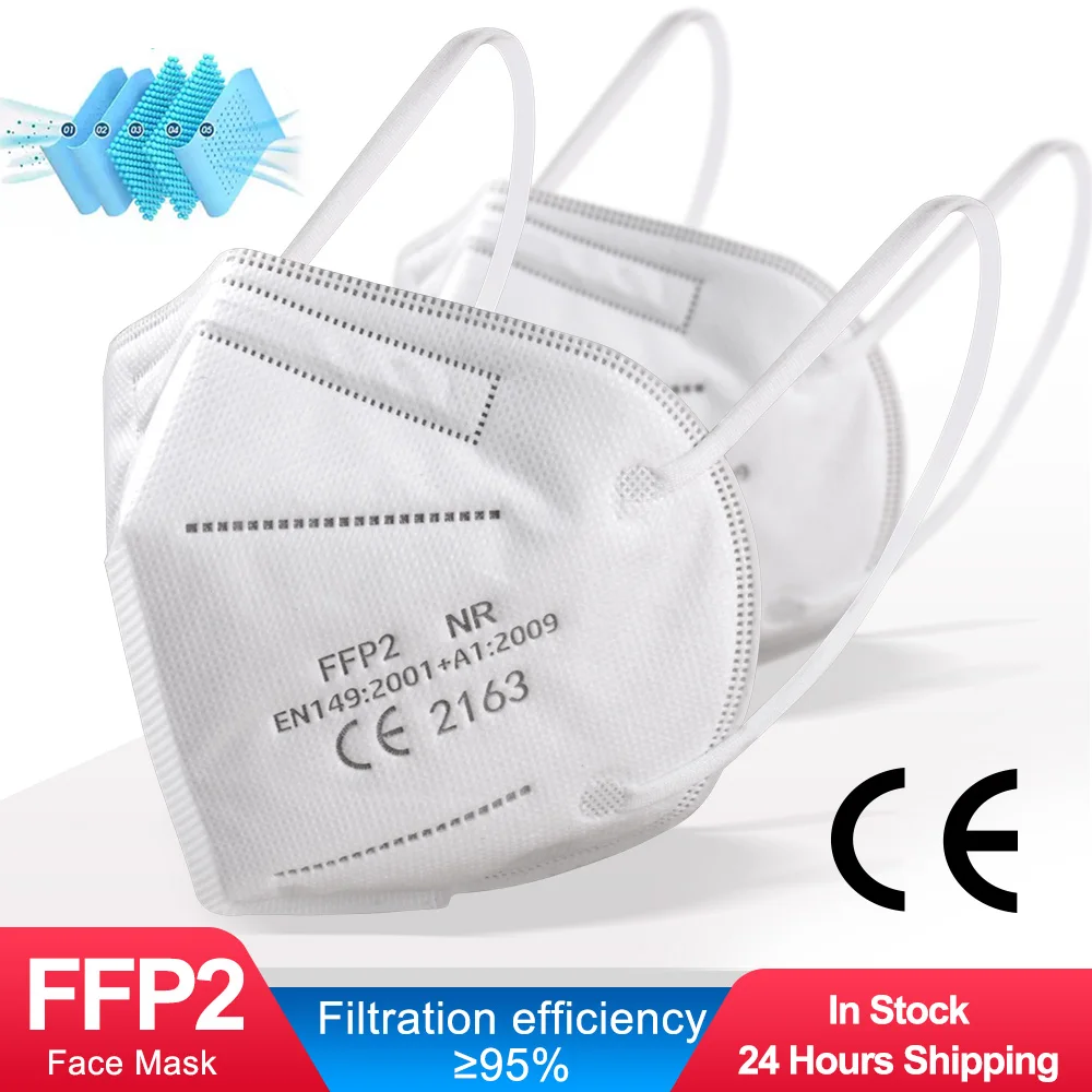 Mascarilla Fpp2 Higienicas Homologadas 5 Layers kn95 Respirator 5-100PCS Mascarillas ffp2reutilizable españa FFP2 Mask
Mascarilla Fpp2 Higienicas Homologadas 5 Layers kn95 Respirator 5-100PCS Mascarillas ffp2reutilizable españa FFP2 Mask