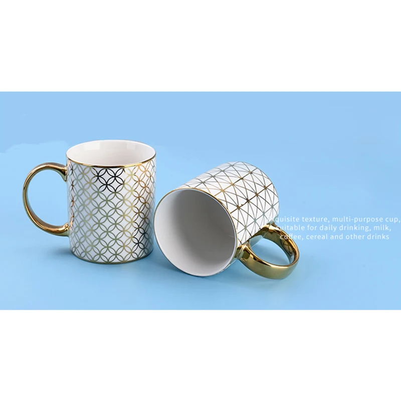 Gold Ceramic Travel Coffe Mug High-end British Style Light Luxury Personalized Water Cup Breakfast Milk Coffee Cups And Mugs
Gold Ceramic Travel Coffe Mug High-end British Style Light Luxury Personalized Water Cup Breakfast Milk Coffee Cups And Mugs