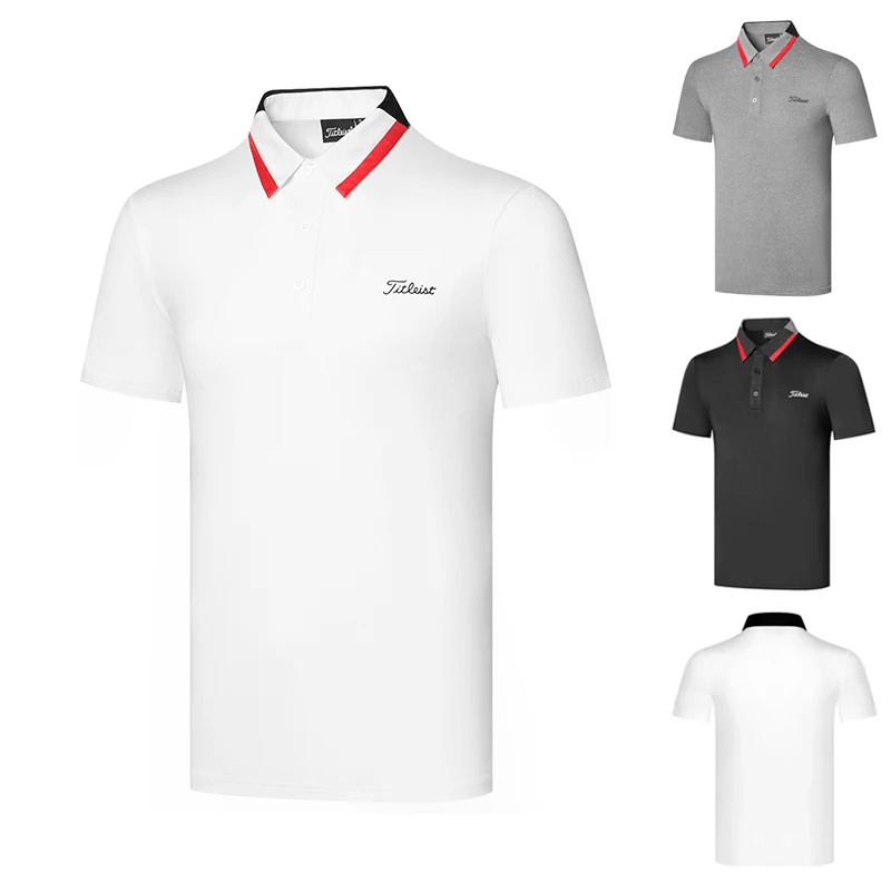 2021 Summer New Golf Clothing Men's Short-sleeved T-shirt Quick-Drying Breathable Sweat-Absorbent POLO Shirt
2021 Summer New Golf Clothing Men's Short-sleeved T-shirt Quick-Drying Breathable Sweat-Absorbent POLO Shirt