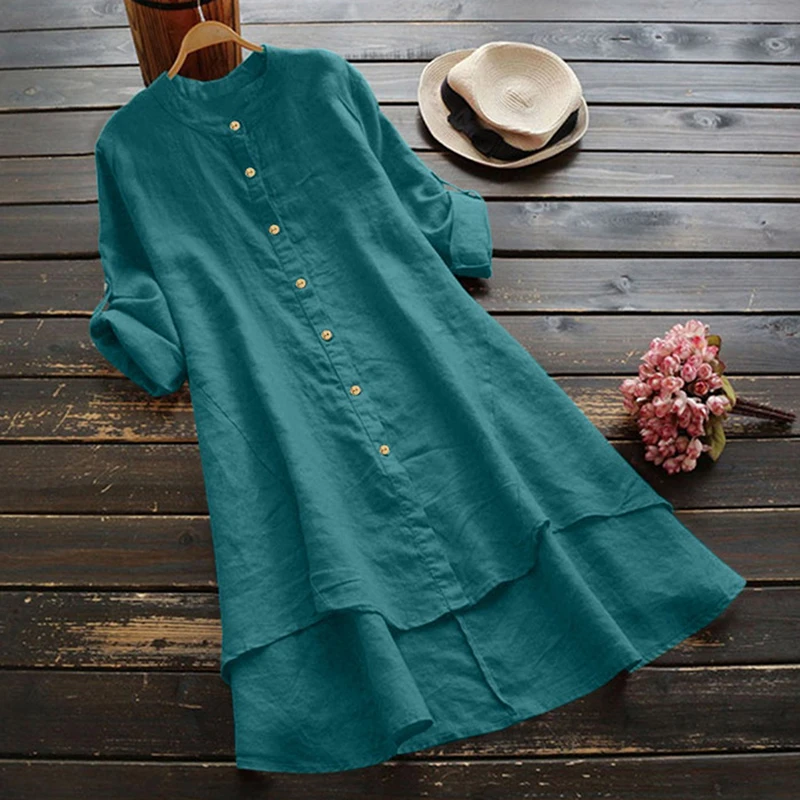 Long Sleeve Shirt Women Solid Color Soft Loose Fashion Casual Loose Solid Long Blouse Summer Casual Ladies Office Shirt Dresses
Long Sleeve Shirt Women Solid Color Soft Loose Fashion Casual Loose Solid Long Blouse Summer Casual Ladies Office Shirt Dresses
