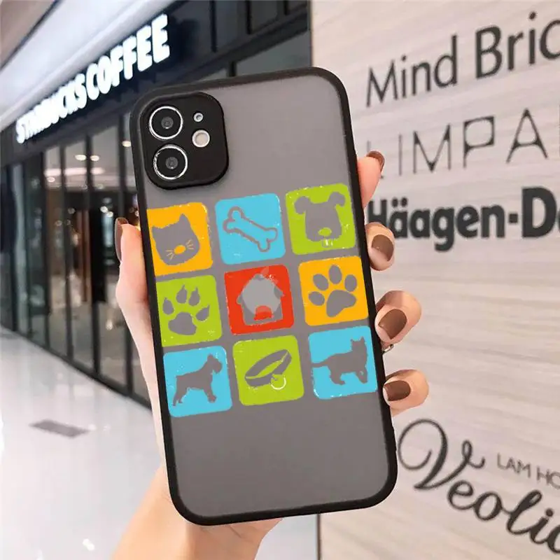 dog footprint Paw Colorful Cute Phone Case Matte Transparent for iPhone 7 8 11 12 s mini pro X XS XR MAX Plus cover funda
dog footprint Paw Colorful Cute Phone Case Matte Transparent for iPhone 7 8 11 12 s mini pro X XS XR MAX Plus cover funda