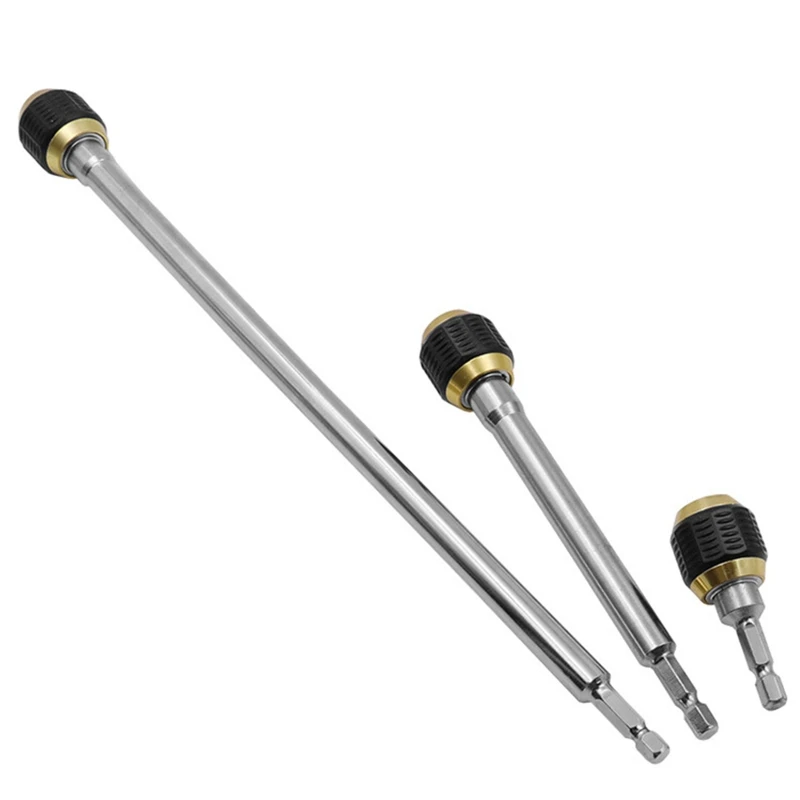 60/150/300mm Hexagonal Shank Quick Coupling 1/4 Inner Hex Self-locking Connecting Rod Drill Bit Holder Chuck Adapter
60/150/300mm Hexagonal Shank Quick Coupling 1/4 Inner Hex Self-locking Connecting Rod Drill Bit Holder Chuck Adapter