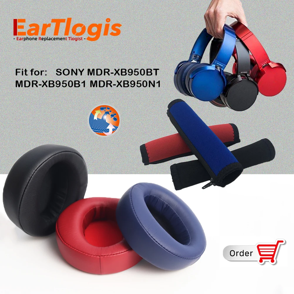 EarTlogis Replacement Ear pads & Headband for SONY MDR-XB950BT MDR-XB950B1 MDR-XB950N1 Headset Bumper Earmuff Cover Cushion
EarTlogis Replacement Ear pads & Headband for SONY MDR-XB950BT MDR-XB950B1 MDR-XB950N1 Headset Bumper Earmuff Cover Cushion