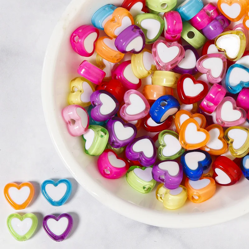 New 100Pcs/Lot Heart Star Flower Shape Acrylic Bead Glossy Flower Acrylic Bead For Jewelry Making DIY Bracelet Accessories
New 100Pcs/Lot Heart Star Flower Shape Acrylic Bead Glossy Flower Acrylic Bead For Jewelry Making DIY Bracelet Accessories