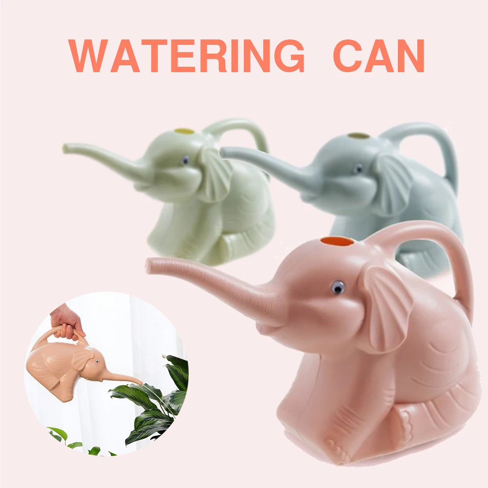 Watering Can Plastic Cute Elephant Long Trunk For Potted Plants Patio Garden Irrigation Watering Pot Supplies Tools 0.5-gallon
Watering Can Plastic Cute Elephant Long Trunk For Potted Plants Patio Garden Irrigation Watering Pot Supplies Tools 0.5-gallon