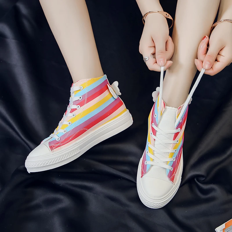Fashion Retro Lace-up Ladies Casual Sneakers Outdoor Breathable Leisure Footwear Real Pictures High-top Canvas Shoes U12-68
Fashion Retro Lace-up Ladies Casual Sneakers Outdoor Breathable Leisure Footwear Real Pictures High-top Canvas Shoes U12-68