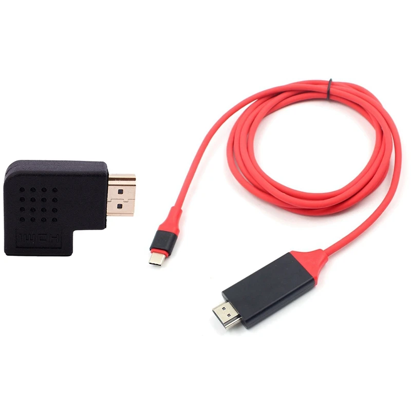 HOT-HDMI Right Angle Port Saver Adapter (Male To Female) - 90 Degree & USB 3.1 Type C USB-C To 4K HDMI HDTV Adapter Cable
HOT-HDMI Right Angle Port Saver Adapter (Male To Female) - 90 Degree & USB 3.1 Type C USB-C To 4K HDMI HDTV Adapter Cable