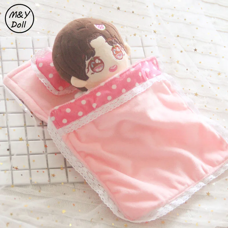 15CM 20CM Doll Clothes Bed Quilt Pillow Kpop Idol JIMIN Jennie Lisa NINGNING WINTER Sean Xiao Yibo Wang Dolls Accessories
15CM 20CM Doll Clothes Bed Quilt Pillow Kpop Idol JIMIN Jennie Lisa NINGNING WINTER Sean Xiao Yibo Wang Dolls Accessories