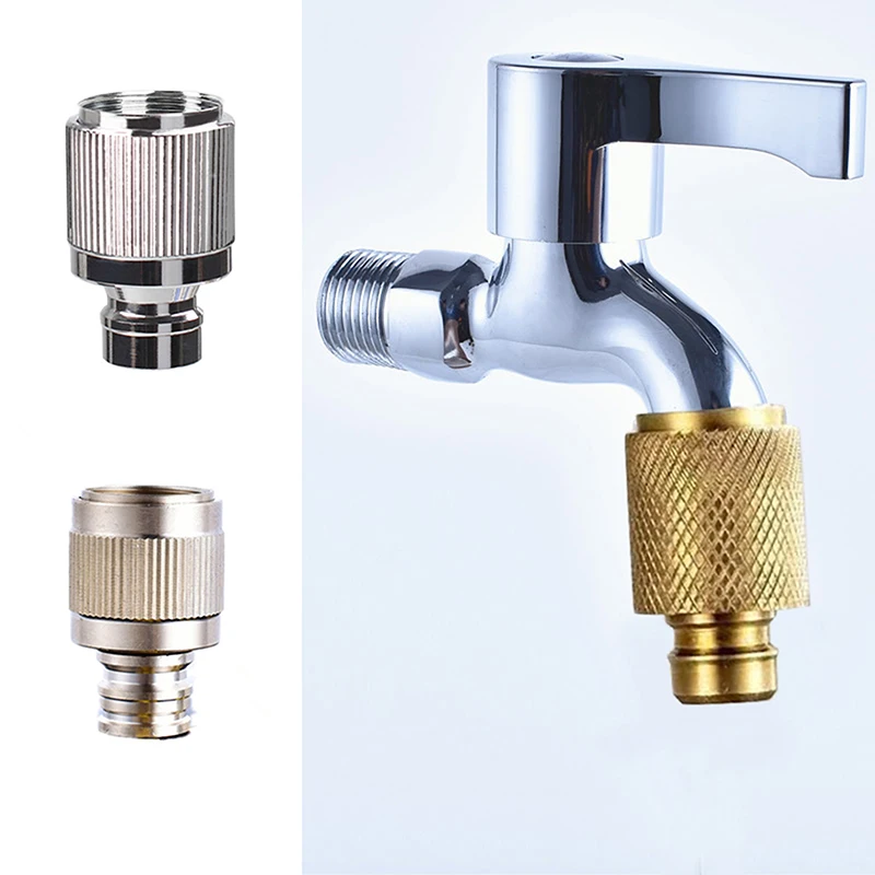 Garden Hose Quick Connector 3/4 Inch GHT Brass Easy Connect Fitting Yard Tool Universal Faucet Adapter Water Quick Coupling New
Garden Hose Quick Connector 3/4 Inch GHT Brass Easy Connect Fitting Yard Tool Universal Faucet Adapter Water Quick Coupling New