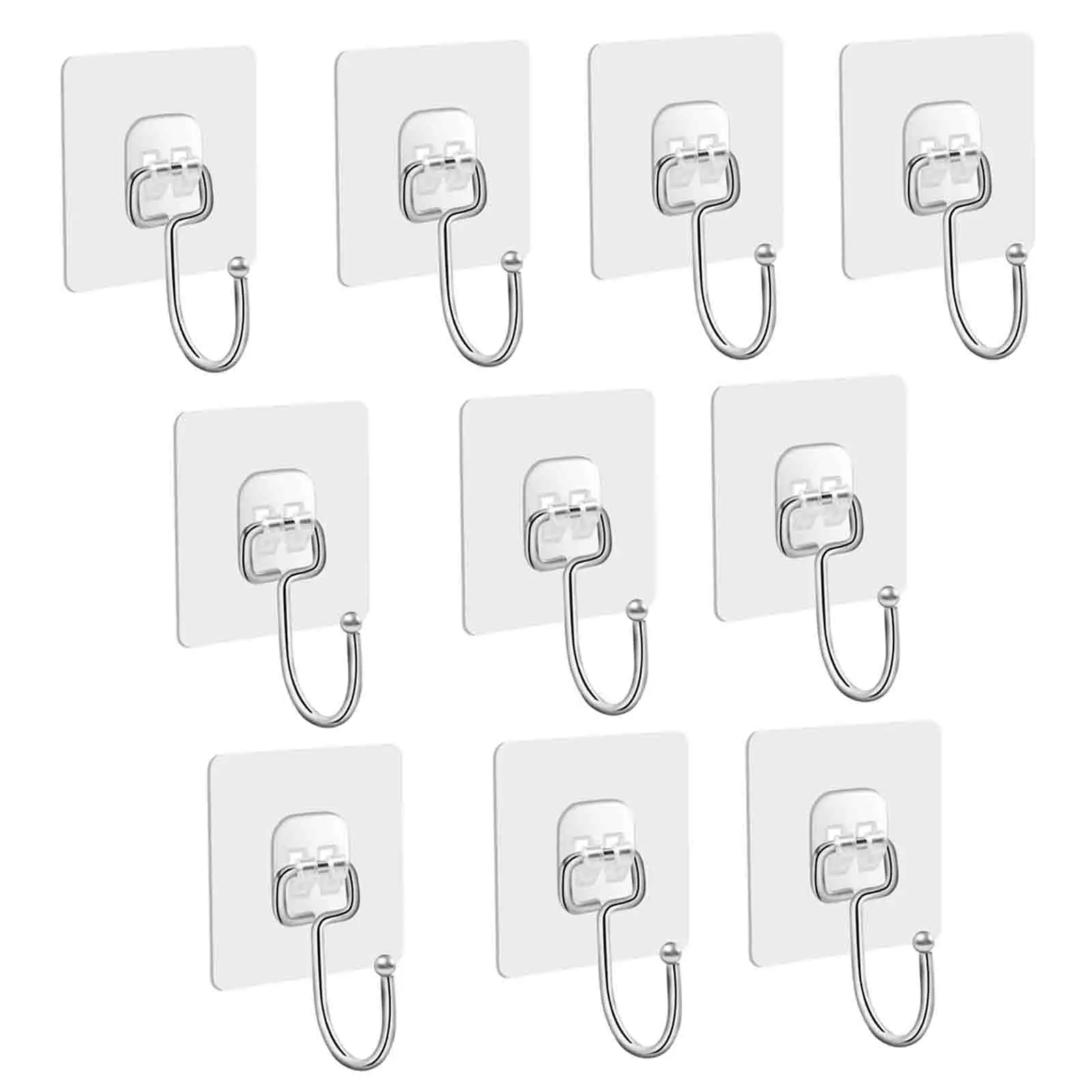 5/10pcs Large Adhesive Hooks Waterproof And Rustproof Wall Hook Wall Towel Hanger Holder For Inside Kitchen Bathroom Home Office
5/10pcs Large Adhesive Hooks Waterproof And Rustproof Wall Hook Wall Towel Hanger Holder For Inside Kitchen Bathroom Home Office