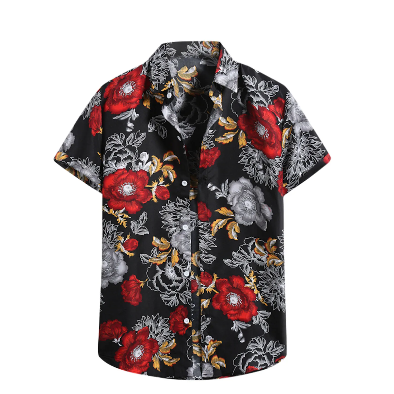 Men Shirt Ethnic Print Floral Shirt Summer Retro Vintage Streetwear Short Sleeves Button Harajuku Blouse Chemise Homme Hombre
Men Shirt Ethnic Print Floral Shirt Summer Retro Vintage Streetwear Short Sleeves Button Harajuku Blouse Chemise Homme Hombre
