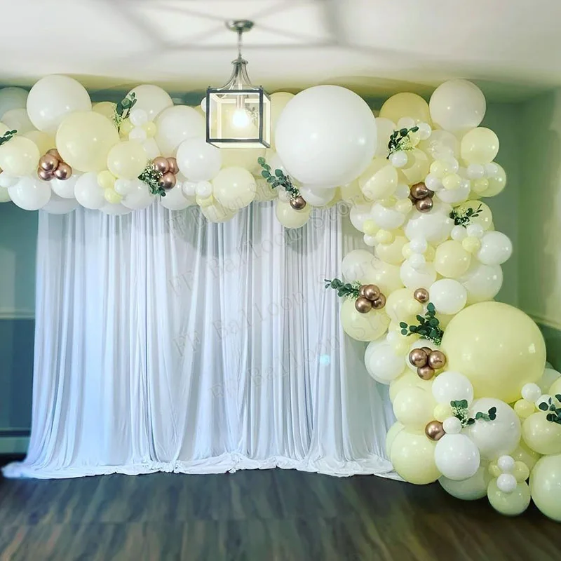 140pcs Maca Yellow White Golden Balloon Arch Wreath Set Party Birthday Wedding Decorations Party Supplies Decoration
140pcs Maca Yellow White Golden Balloon Arch Wreath Set Party Birthday Wedding Decorations Party Supplies Decoration