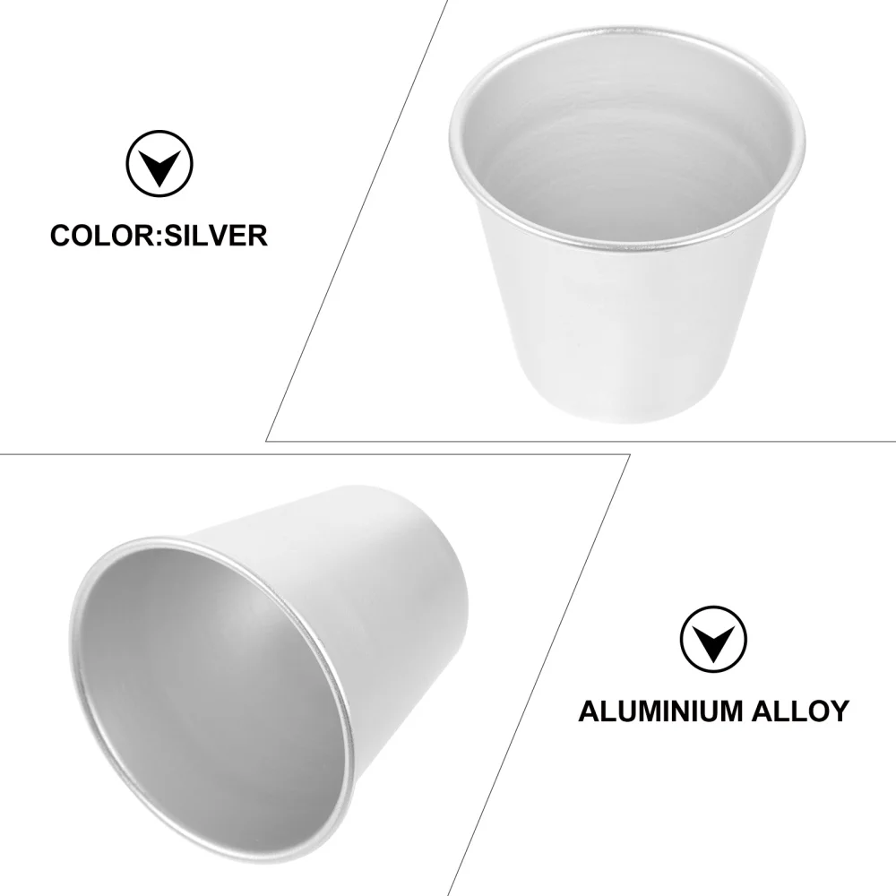15pcs Aluminum Alloy Baking Molds Cake Molds Pudding Molds Pudding Cups (Silver)
15pcs Aluminum Alloy Baking Molds Cake Molds Pudding Molds Pudding Cups (Silver)