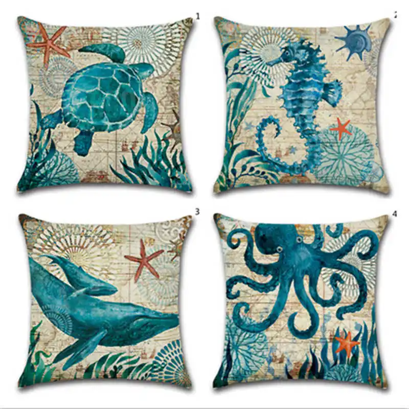 Animal Home Sofa Cotton Linen Pillow Case Car Cushion Cover Marine Throw Decor
Animal Home Sofa Cotton Linen Pillow Case Car Cushion Cover Marine Throw Decor