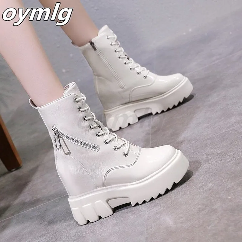 2020 Winter Women Fashion Black Ankle Boots Platform Women's Chunky Patent Leather Boots 9cm High Heels Woman Wedges Shoes Beige
2020 Winter Women Fashion Black Ankle Boots Platform Women's Chunky Patent Leather Boots 9cm High Heels Woman Wedges Shoes Beige
