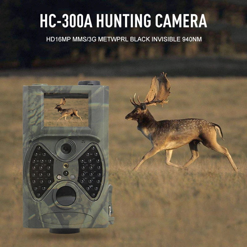 

HD 1080P 12 МП охотничья тропа, видеокамера для скаутинга с ночным видением, инфракрасная тропа с 36 светодиодами, ловушка для наблюдения за дикой...