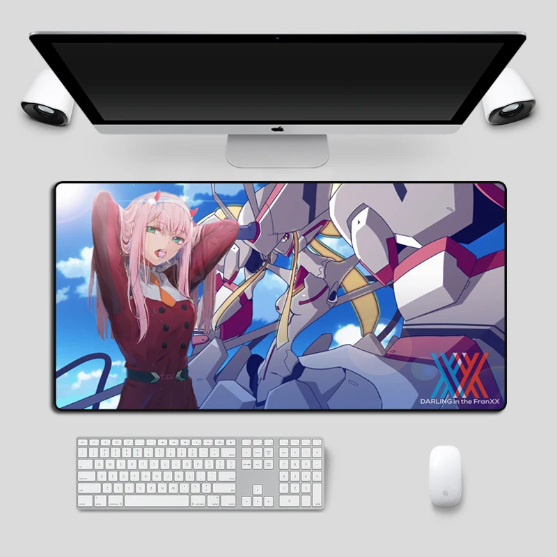 Большой японский аниме Darling in the FranXX коврик для мыши 60x30 см компьютерный геймер