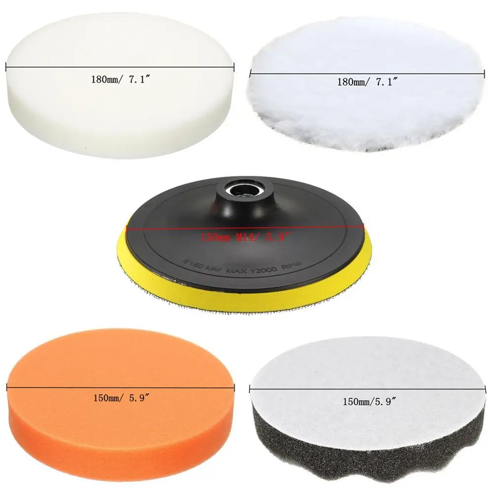 Car Polishing Disc 18Pcs/Set Self-Adhesive Buffing Waxing Sponge Wool Wheel Polishing Pad For Car Polisher Drill Adapter
Car Polishing Disc 18Pcs/Set Self-Adhesive Buffing Waxing Sponge Wool Wheel Polishing Pad For Car Polisher Drill Adapter