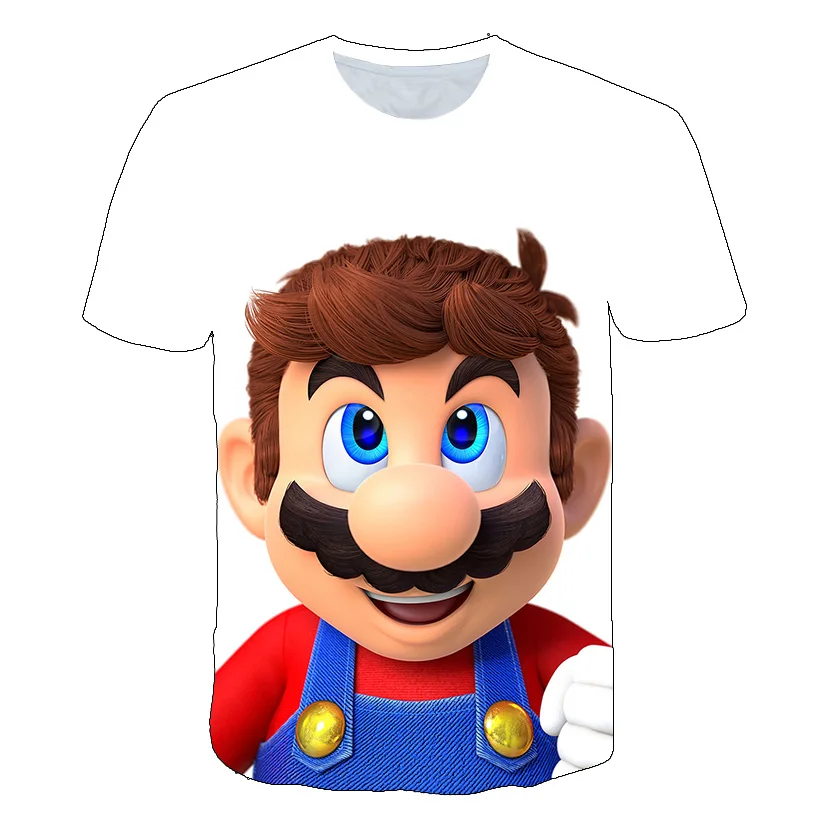 Adventurer Mario T-shirt For Kids Summer Boys Girls Cartoon Children's Clothing Fathion Harajuku Polyester O-Neck Clothes 4T-14T
Adventurer Mario T-shirt For Kids Summer Boys Girls Cartoon Children's Clothing Fathion Harajuku Polyester O-Neck Clothes 4T-14T