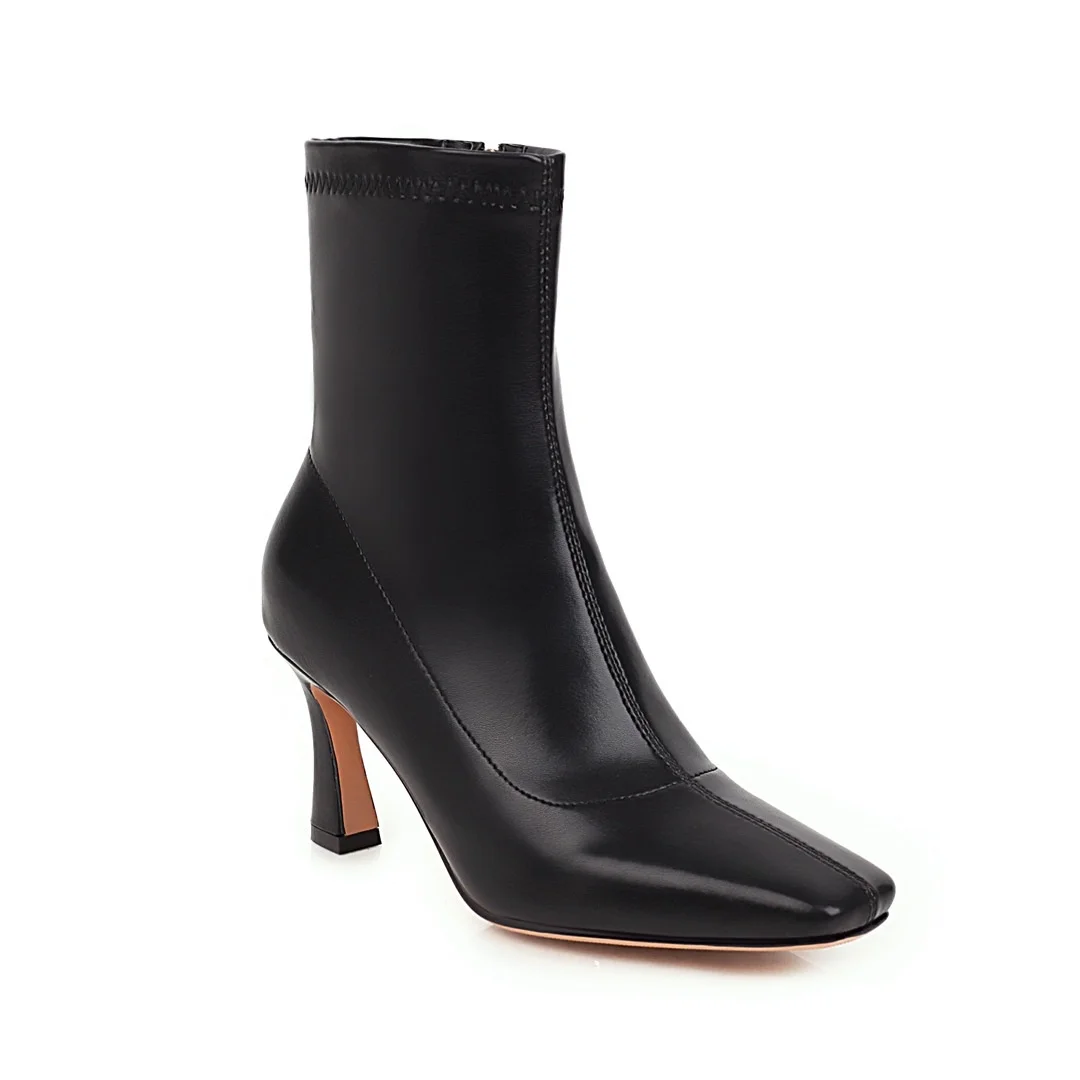 Women's short boots autumn winter 2020 new square head thin heel elastic short boots high heel zipper net red boots thin boots
Women's short boots autumn winter 2020 new square head thin heel elastic short boots high heel zipper net red boots thin boots