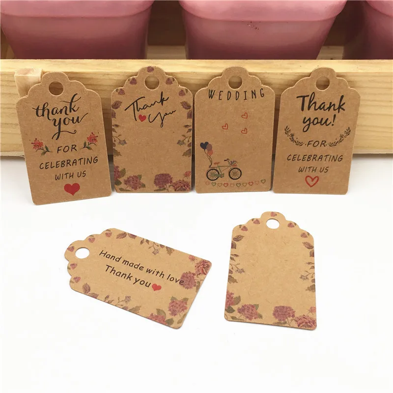 50pcs white/brown Kraft Gift Tags Thank You paper tags for baby shower party favors personalized wedding gifts for guests
50pcs white/brown Kraft Gift Tags Thank You paper tags for baby shower party favors personalized wedding gifts for guests
