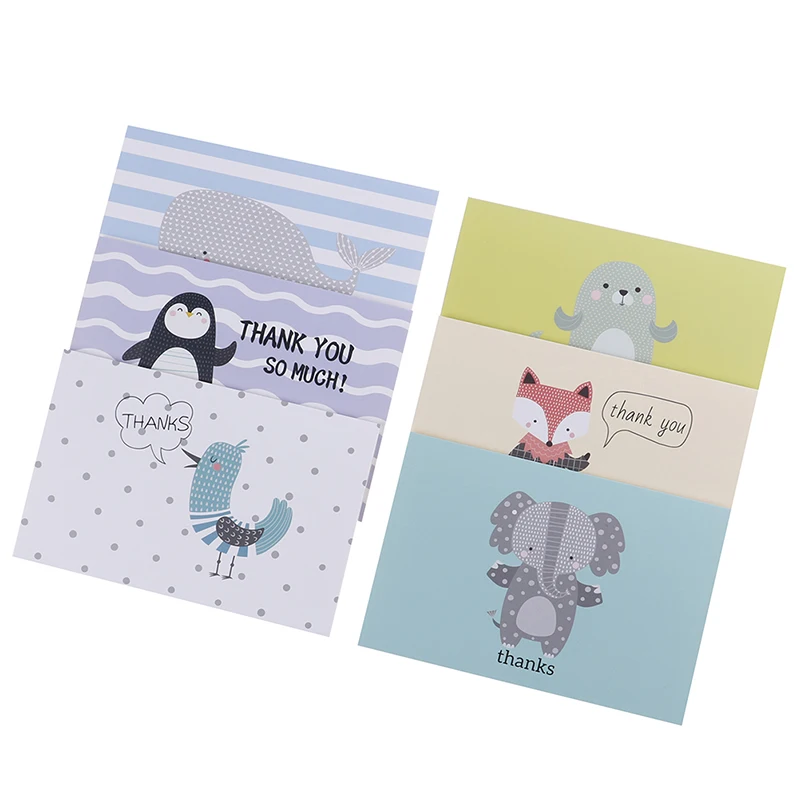 6 шт./компл. спасибо, открытки на день рождения для детей, открытки с конвертами 
6 шт./компл. спасибо, открытки на день рождения для детей, открытки с конвертами