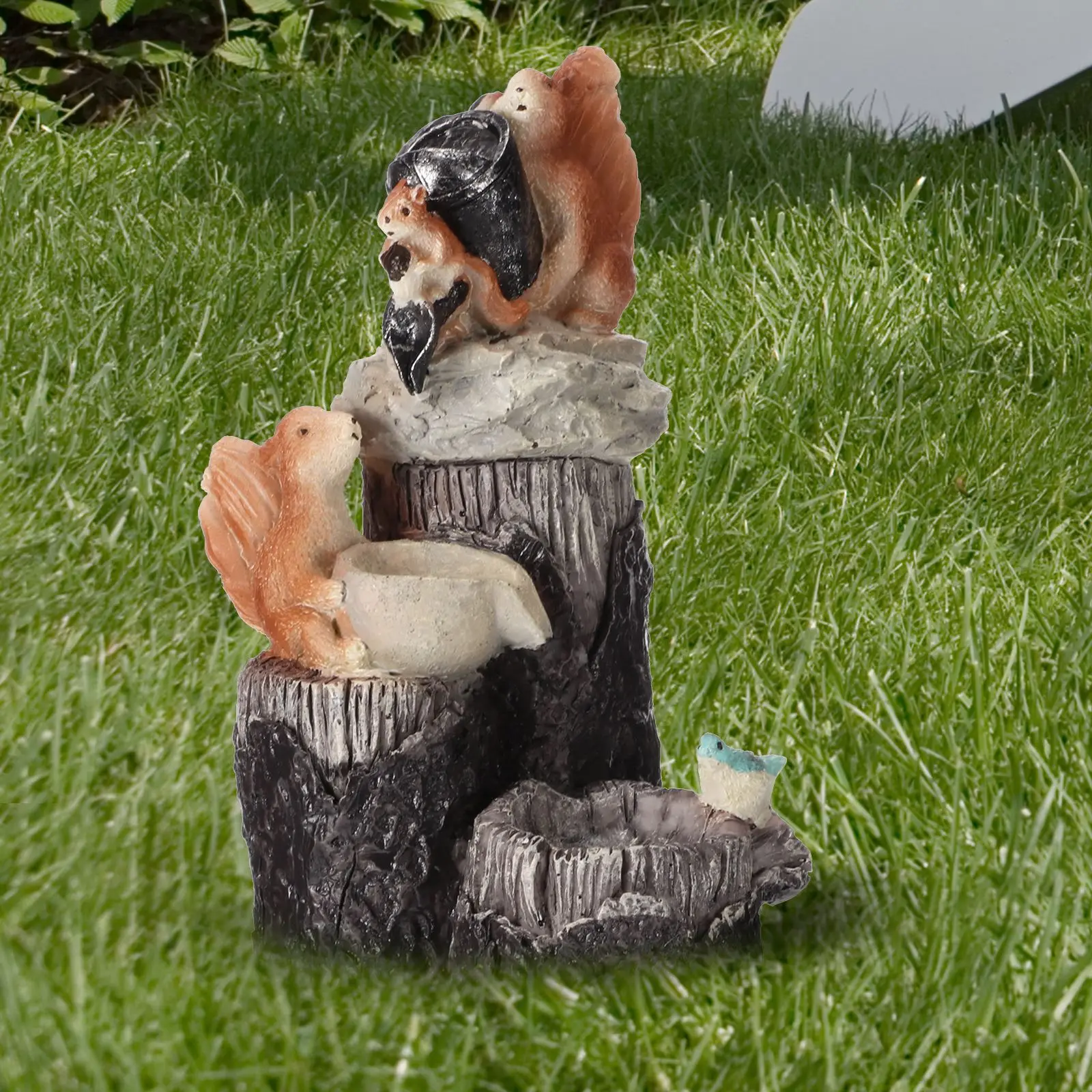 Squirrel Garden Statue Cute Squirrel Fountain Sculpture Garden Courtyard Decoration Resin Squirrel Exquisite Gift Lawn Sculpture
Squirrel Garden Statue Cute Squirrel Fountain Sculpture Garden Courtyard Decoration Resin Squirrel Exquisite Gift Lawn Sculpture