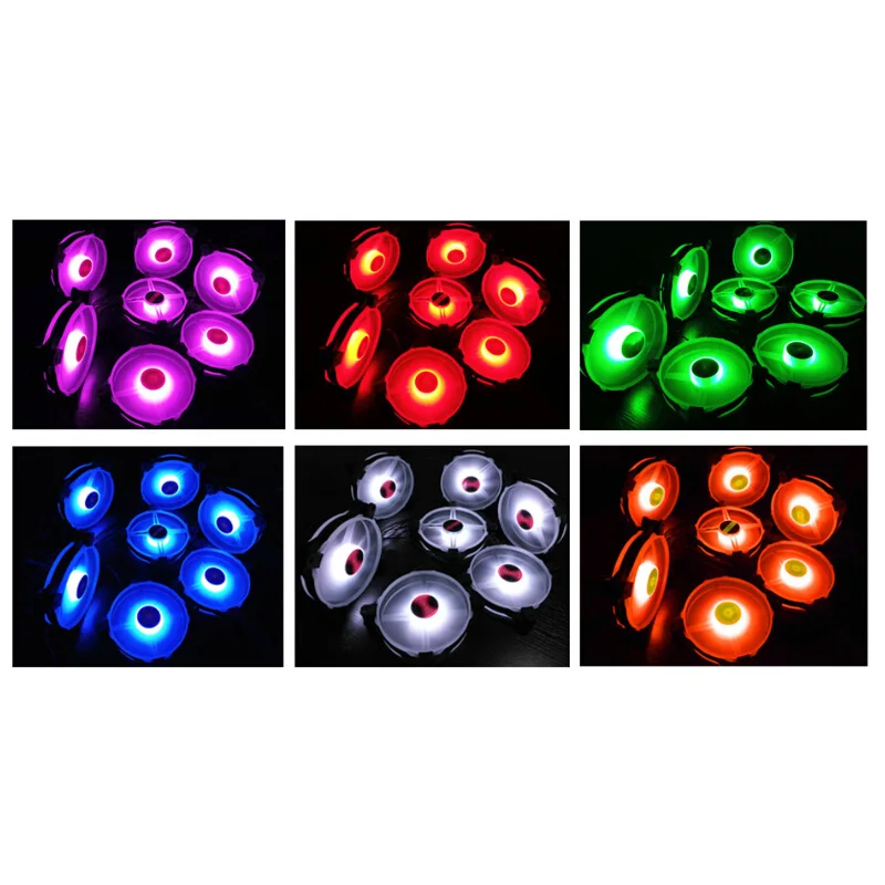 COOLMOON Computer Case Cooling Fan, 12Cm RGB Adjustable Mute+Infrared Remote Control Computer Radiator RGB CPU (6Pcs)
COOLMOON Computer Case Cooling Fan, 12Cm RGB Adjustable Mute+Infrared Remote Control Computer Radiator RGB CPU (6Pcs)