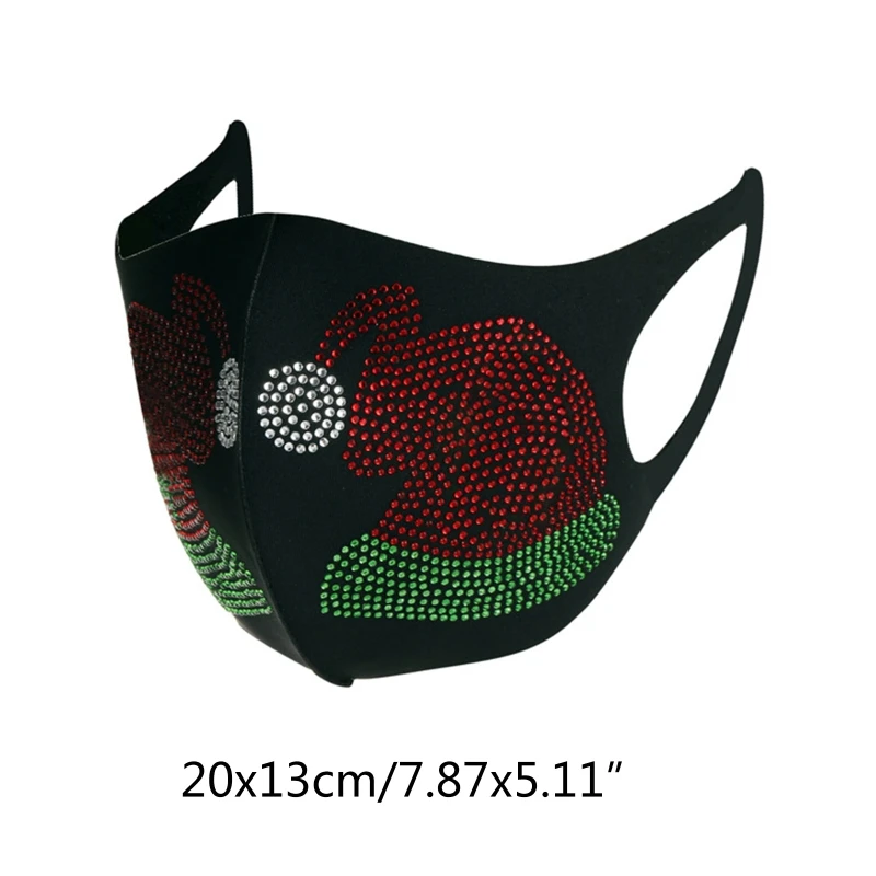 6Pcs Women Men Christmas Shiny Rhinestone Mouth Mask Cute Cartoon Bear Santa Hat Tree Washable Festival Party Face Cover
6Pcs Women Men Christmas Shiny Rhinestone Mouth Mask Cute Cartoon Bear Santa Hat Tree Washable Festival Party Face Cover