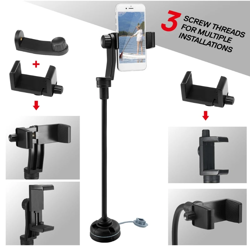 Kayak Canoe Phone Mount Base Cellphone Holders with Flexible Long Arm Bracket 87HF
Kayak Canoe Phone Mount Base Cellphone Holders with Flexible Long Arm Bracket 87HF