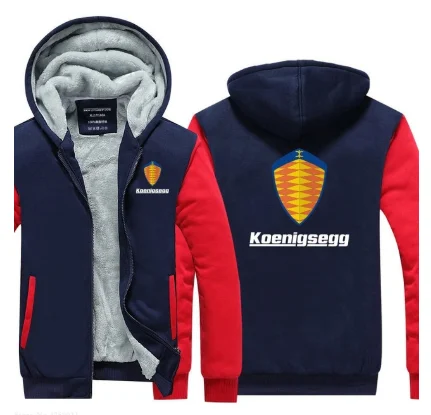 2020 Men Sweatshirts Autumn Winter Thicken Koenigsegg Sweatshirt Hooded Zipper Casual Coat Long Sleeve Versized Hoodie
2020 Men Sweatshirts Autumn Winter Thicken Koenigsegg Sweatshirt Hooded Zipper Casual Coat Long Sleeve Versized Hoodie
